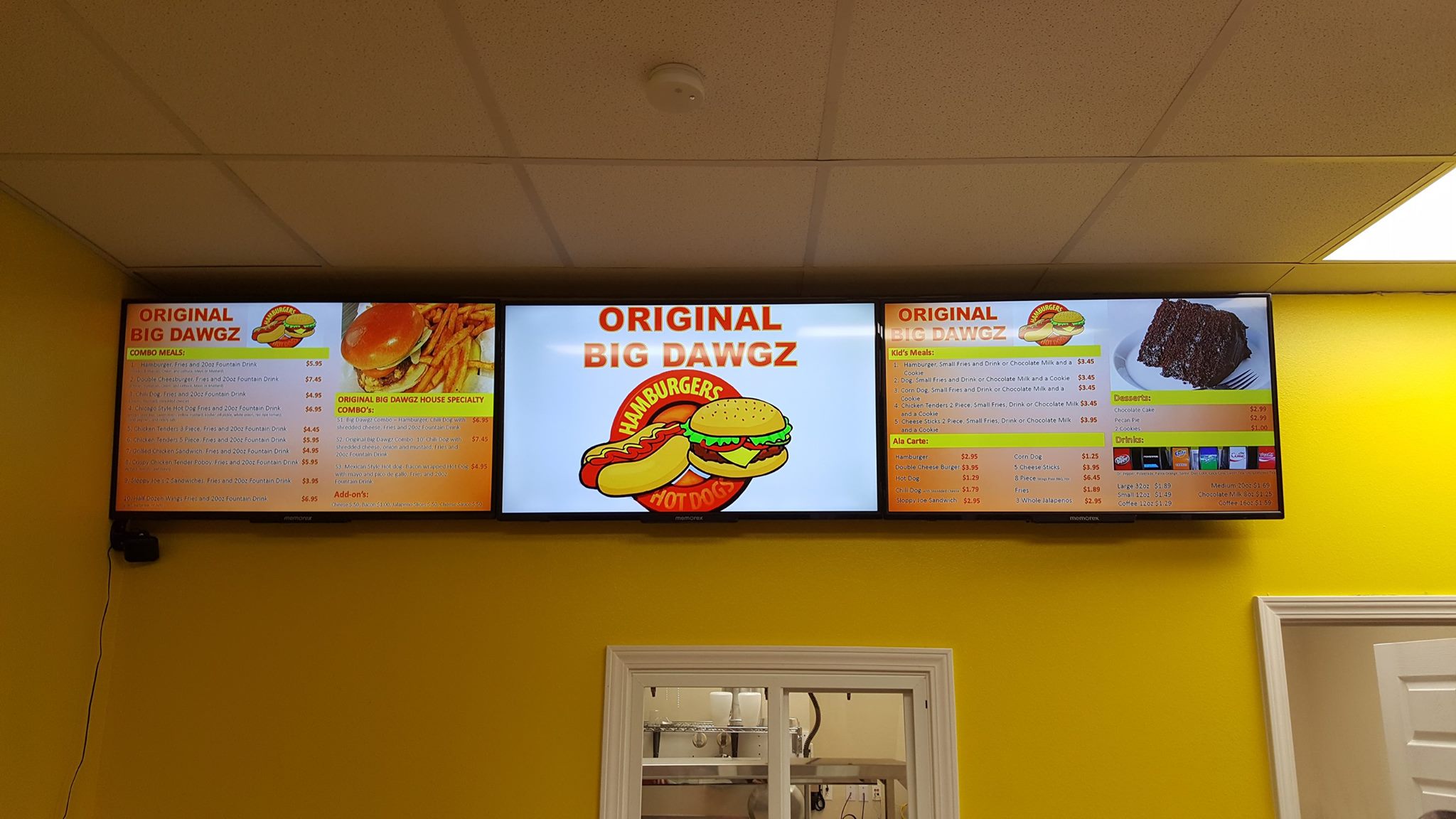 iTEK digital menu installation by