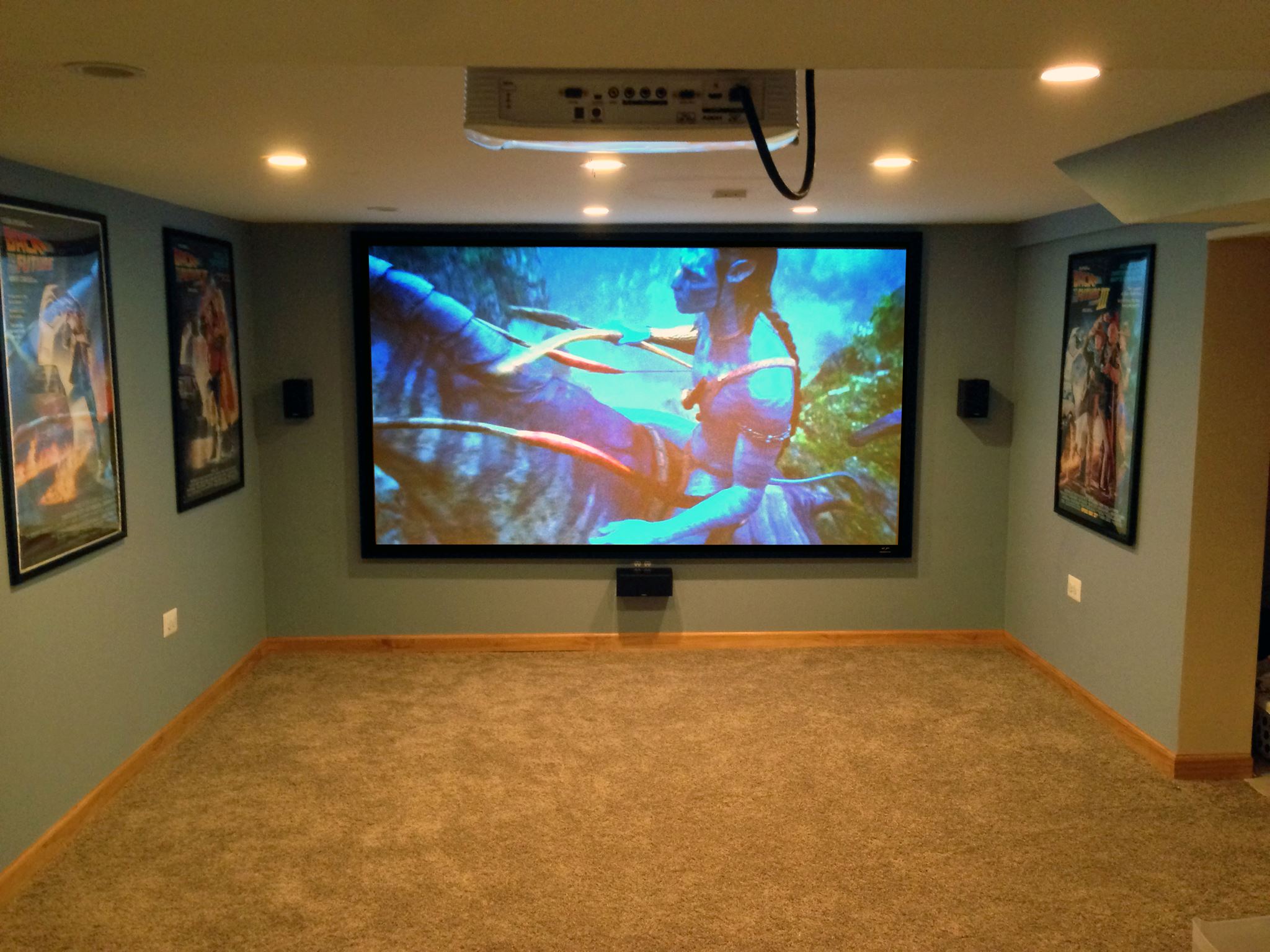 Home Theater  Projector installation Houston iTEK